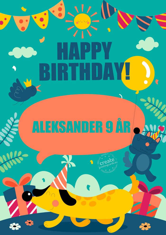 ALEKSANDER 9 ÅR