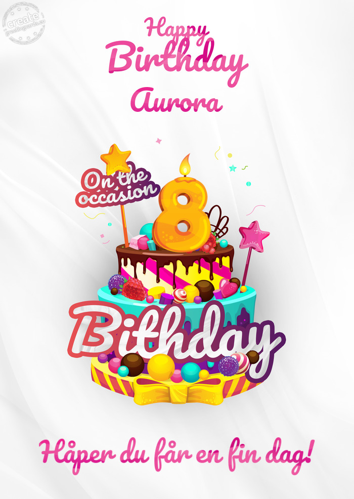 Aurora Håper du får en fin dag! 8