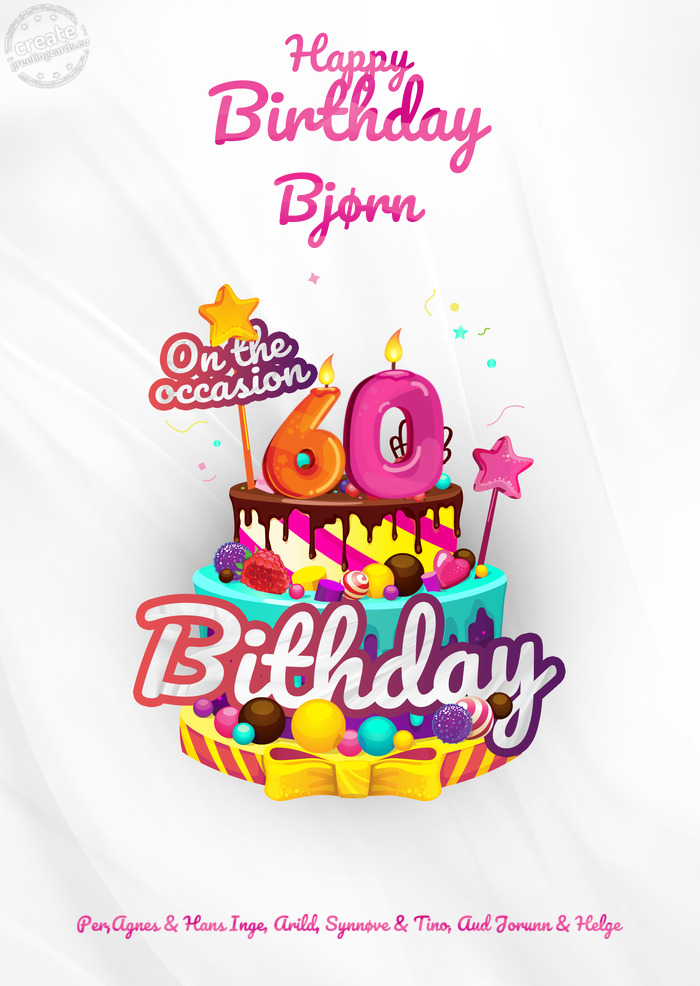 Bjørn Per,Agnes & Hans Inge, Arild, Synnøve & Tino, Aud Jorunn & Helge 60