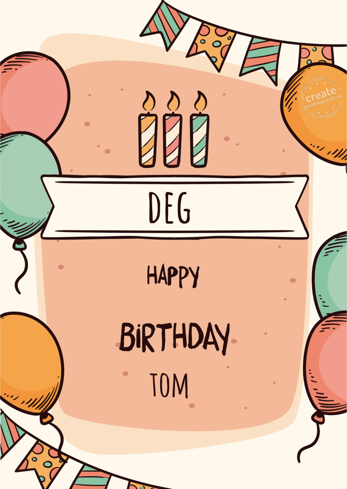 Deg tom