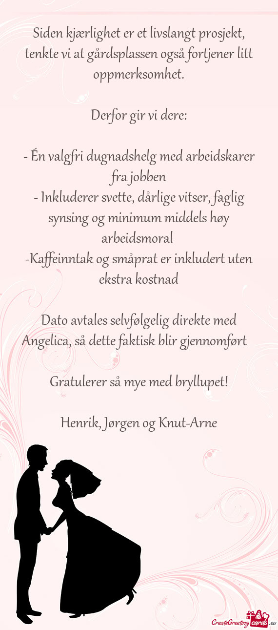 Derfor gir vi dere