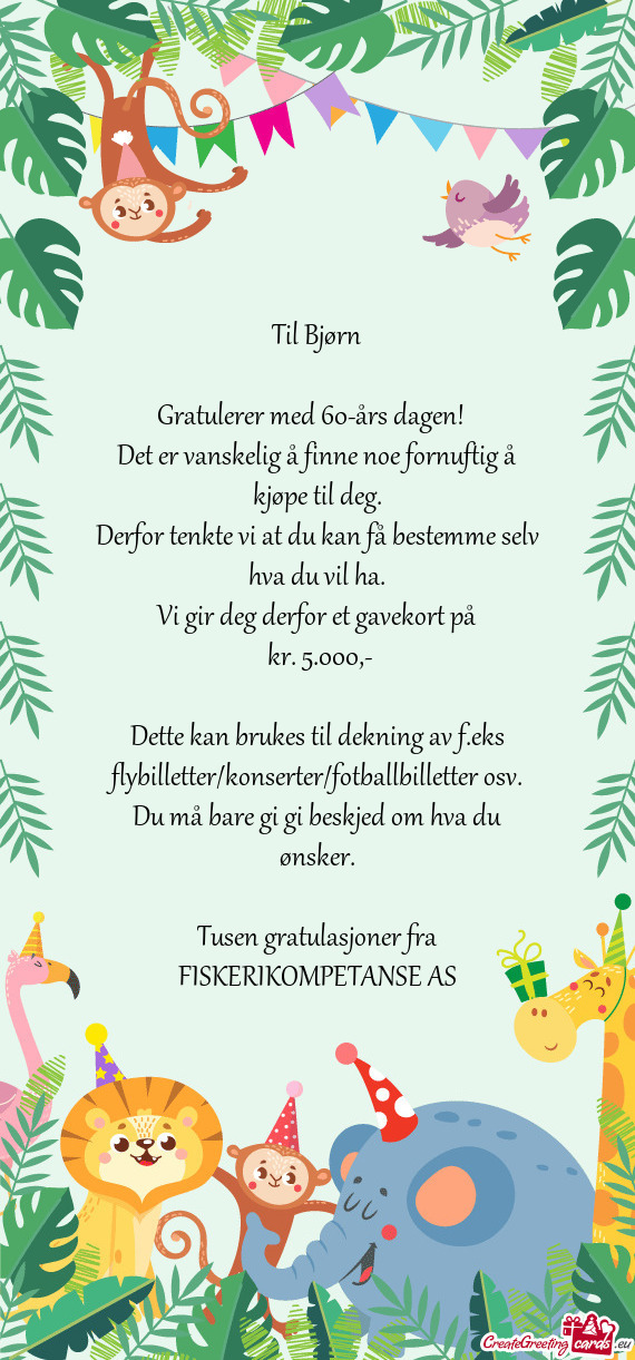 Det er vanskelig å finne noe fornuftig å kjøpe til deg