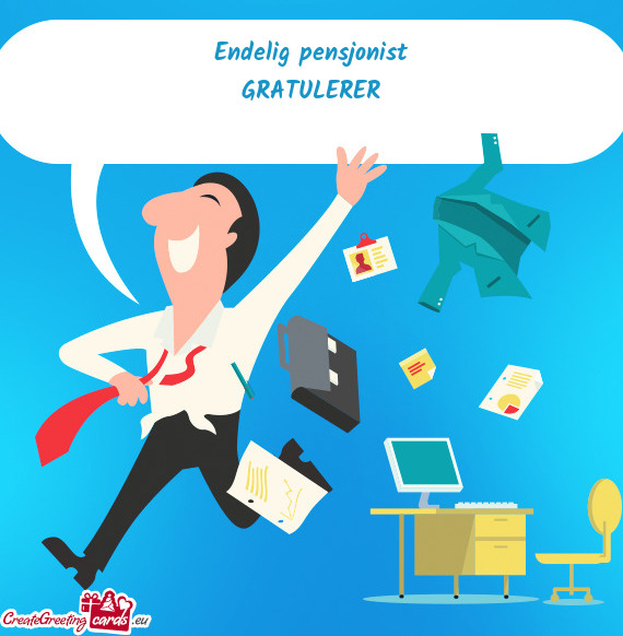 Endelig pensjonist