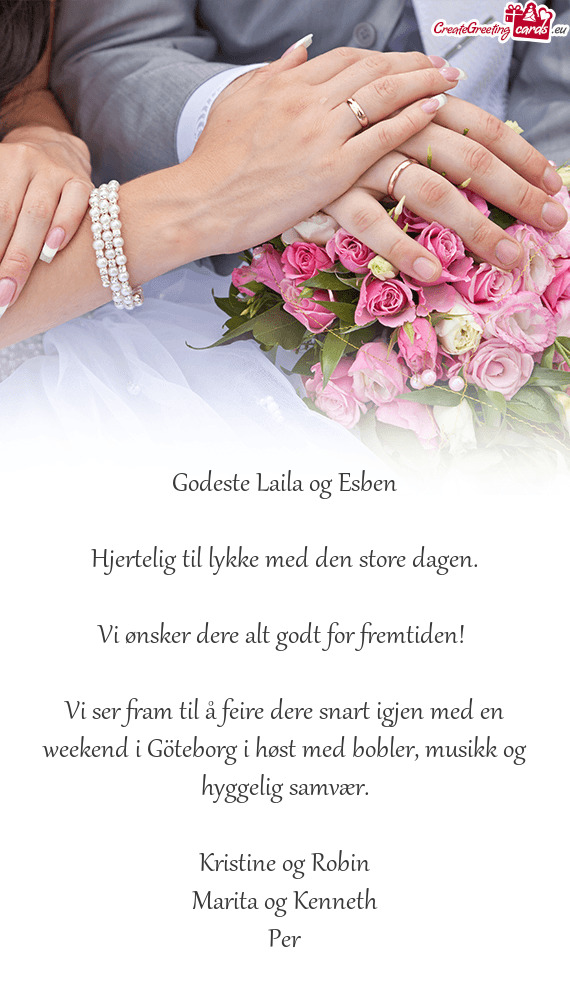 Godeste Laila og Esben