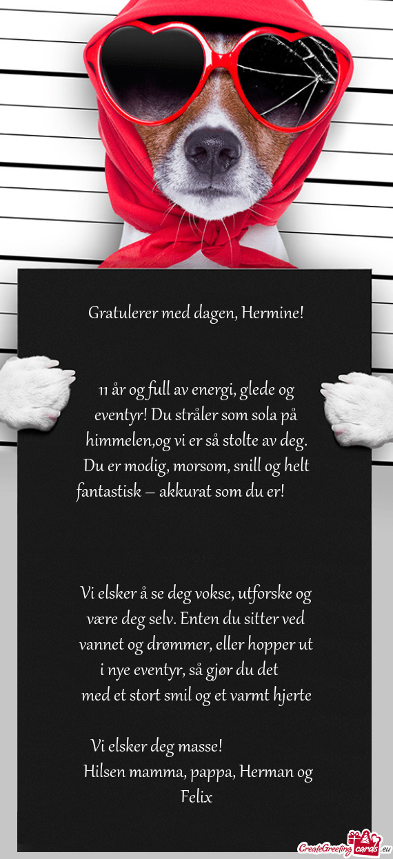 🎉 Gratulerer med dagen, Hermine! 🎉