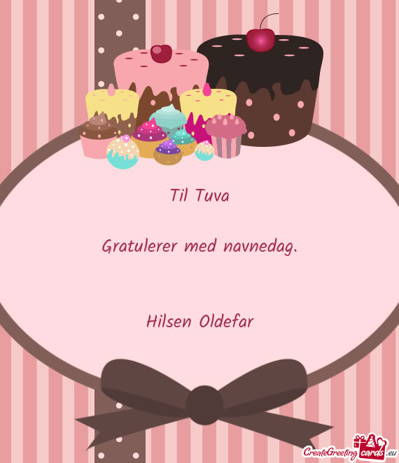 Gratulerer med navnedag