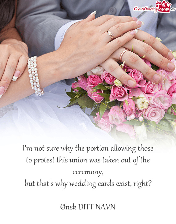 I'm not sure why the portion allowing those