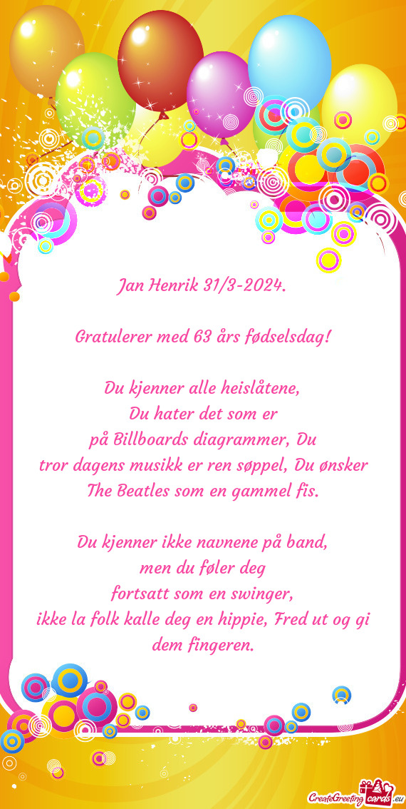 Jan Henrik 31/3-2024