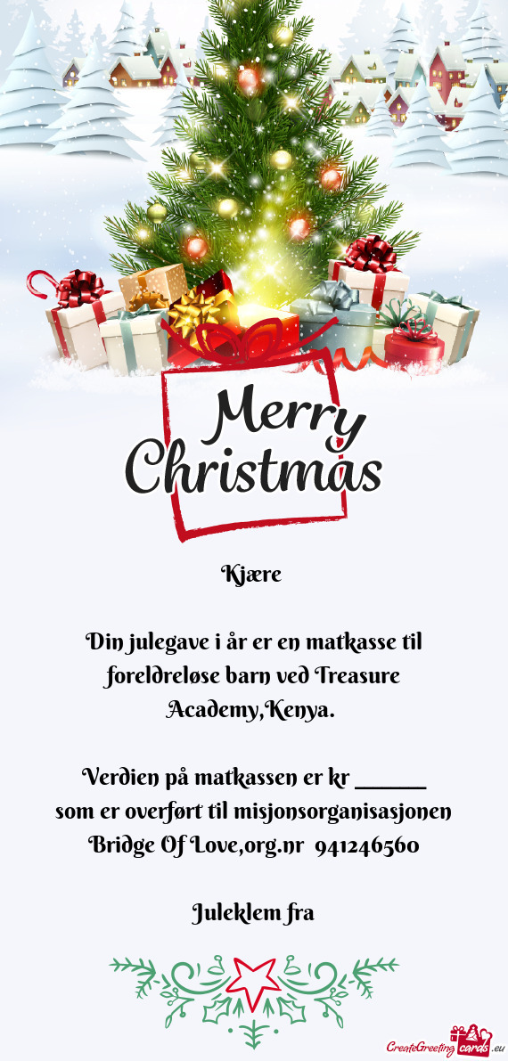 Juleklem fra