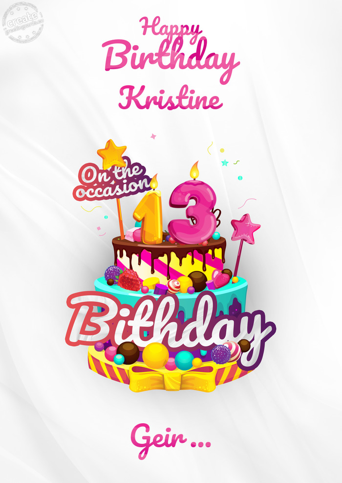 Kristine Geir ... 13