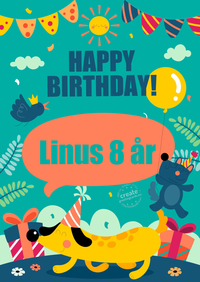Linus 8 år