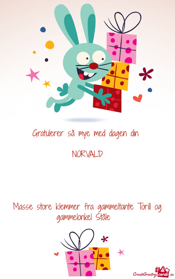 Masse store klemmer fra gammeltante Torill og gammelonkel Ståle💙🎼