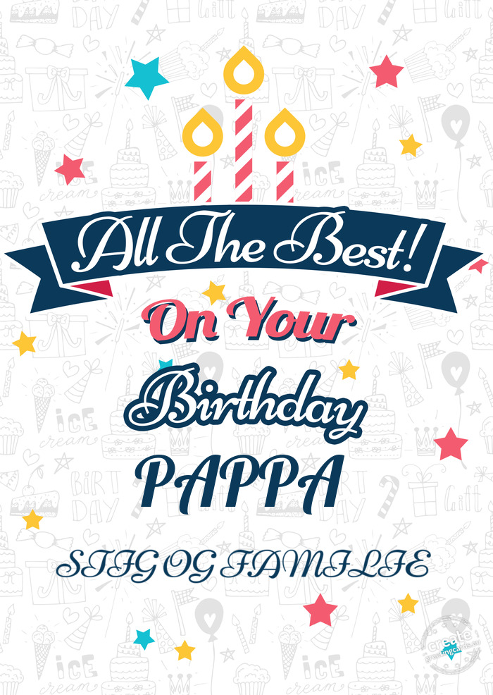 PAPPA STIG OG FAMILIE