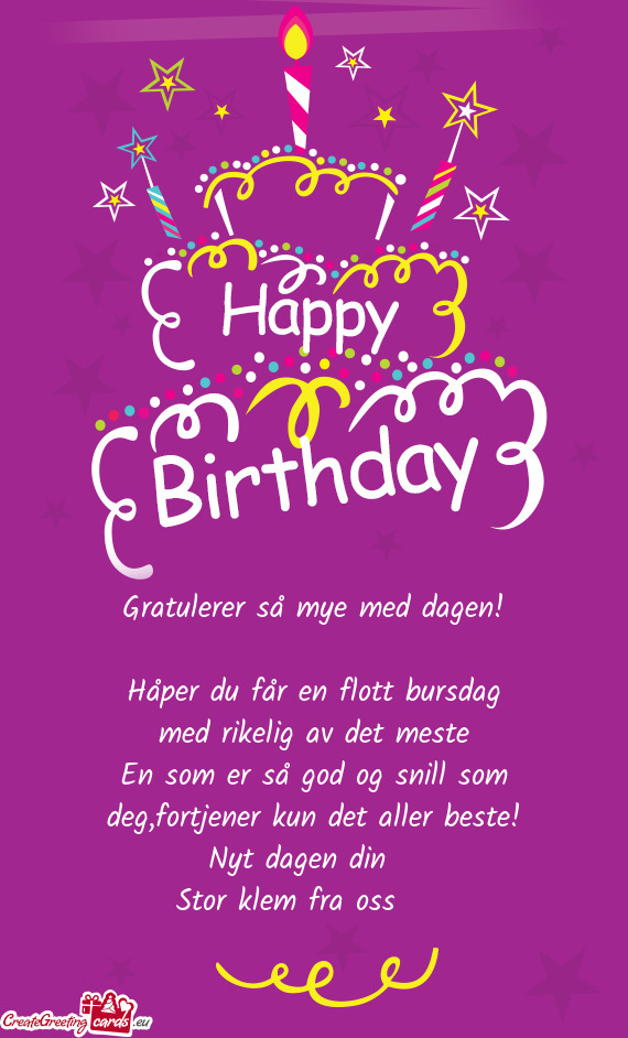 R så god og snill som deg