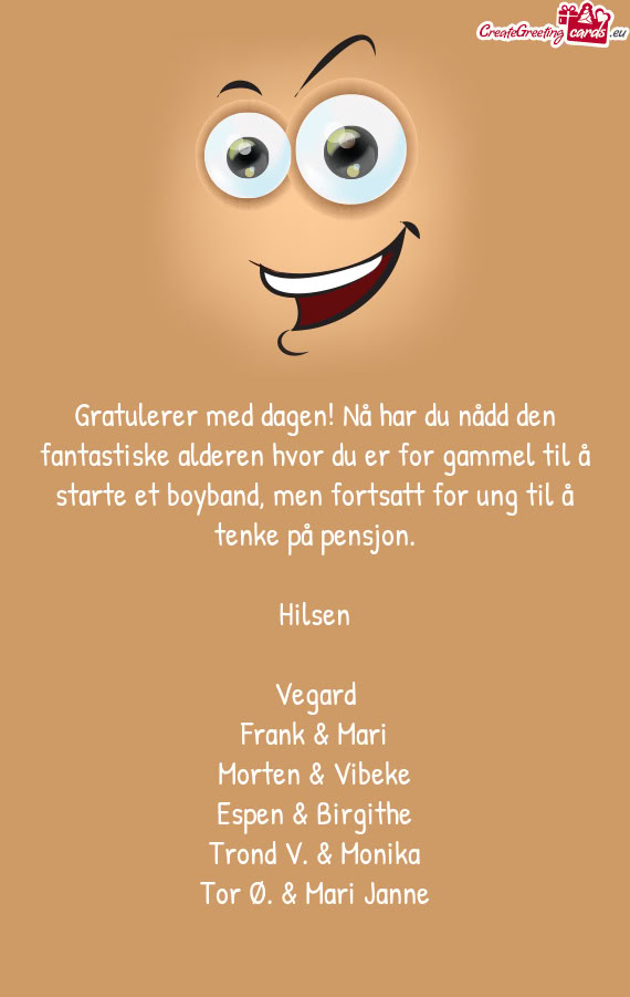 T boyband, men fortsatt for ung til å tenke på pensjon