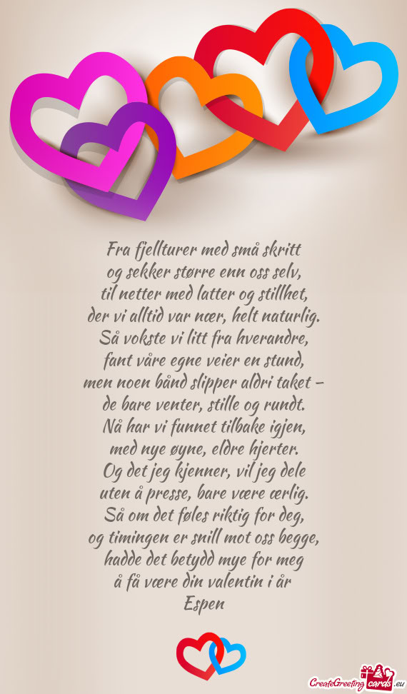 Til netter med latter og stillhet