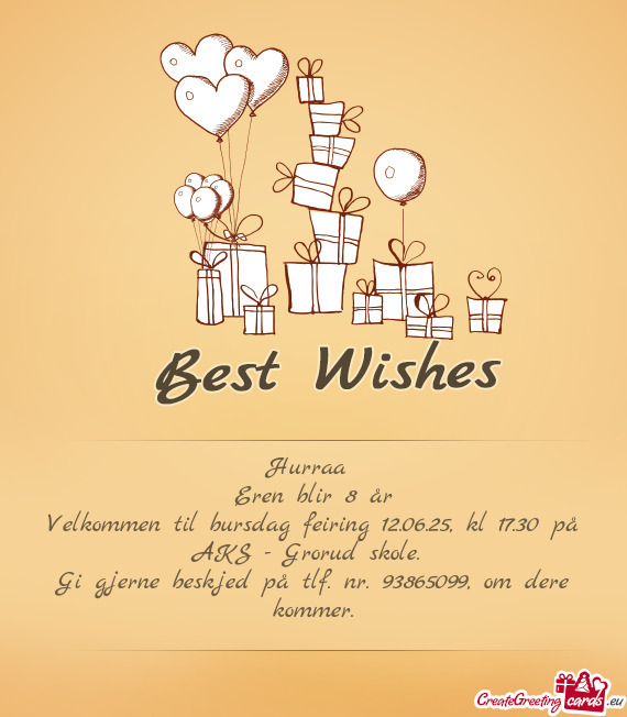 Velkommen til bursdag feiring 12.06.25, kl 17.30 på AKS - Grorud skole