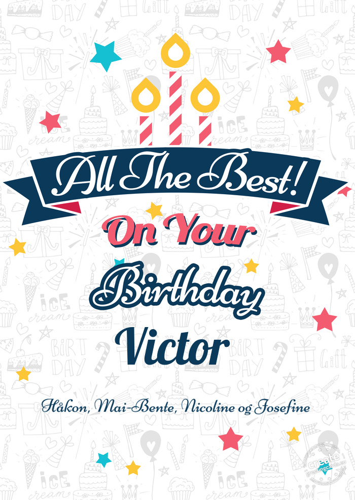 Victor Håkon, Mai-Bente, Nicoline og Josefine